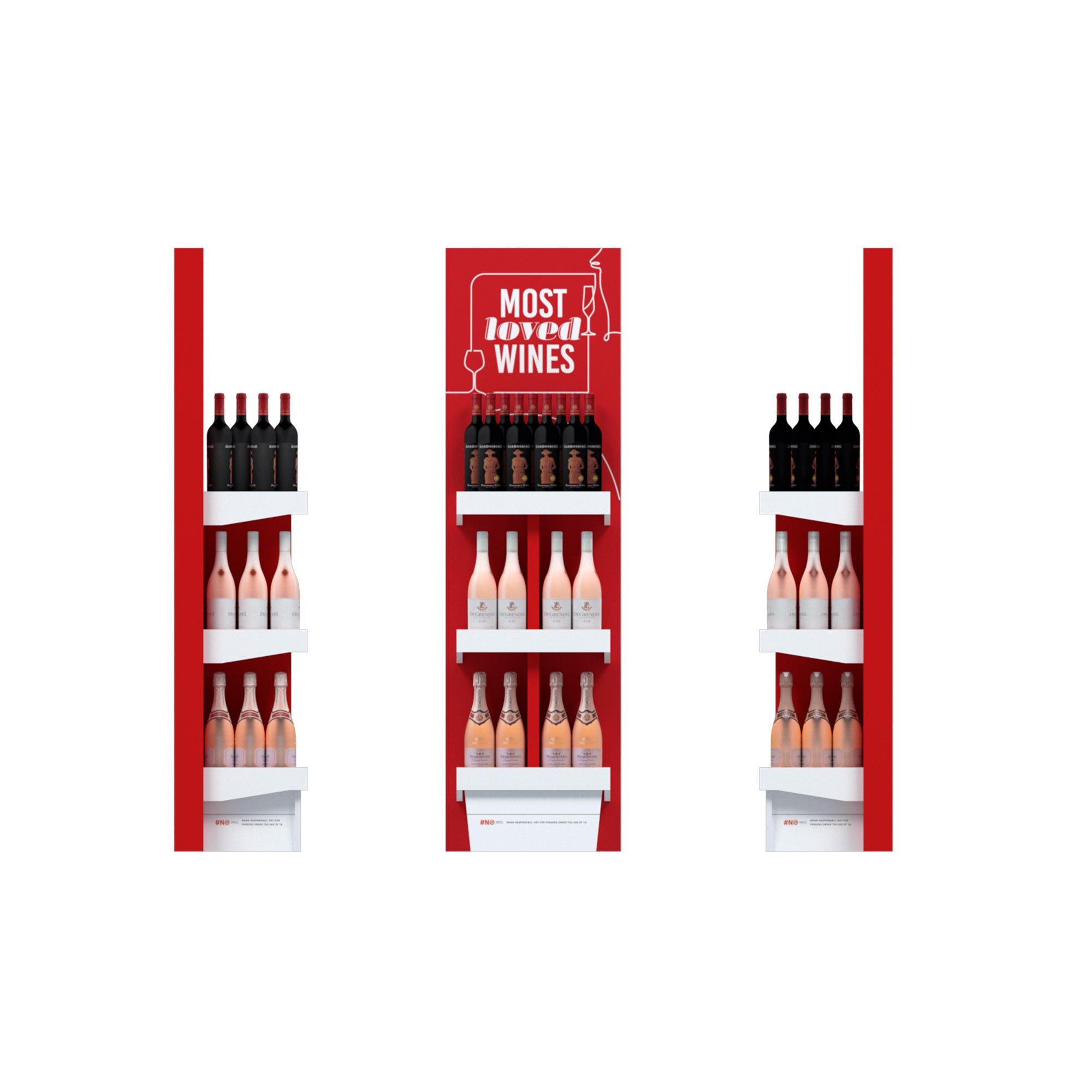 Meridian Wine Endcap Promotional Unit