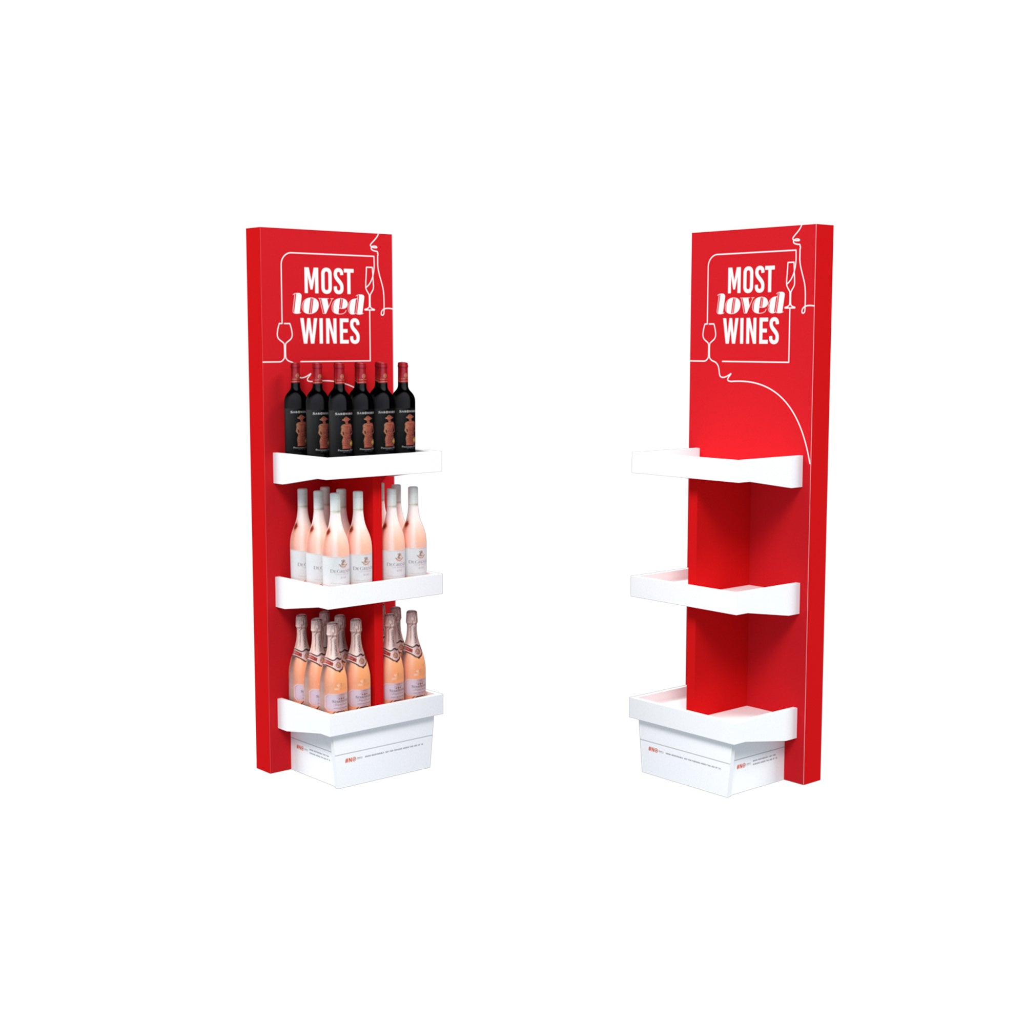 Meridian Wine Endcap Promotional Unit
