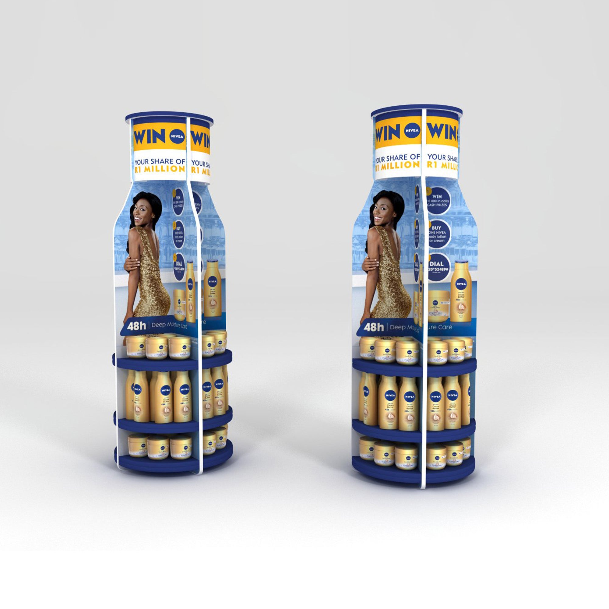 Nivea Product Shape Promotional Unit