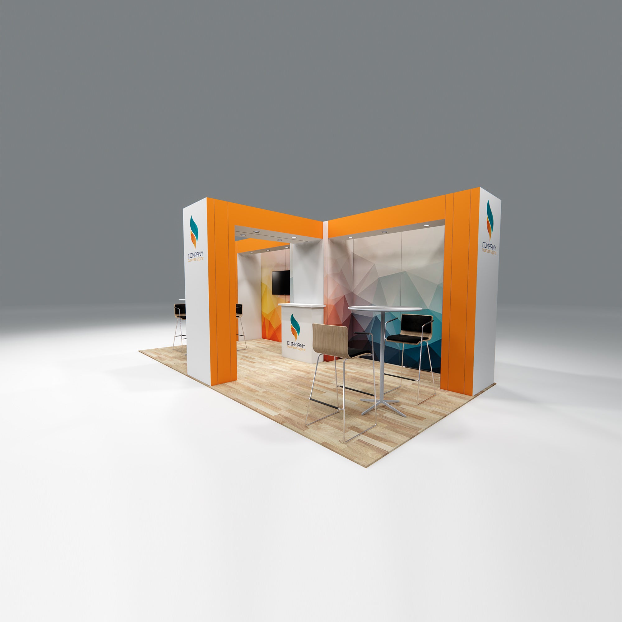 Stand in a Box 6x3m - Type A
