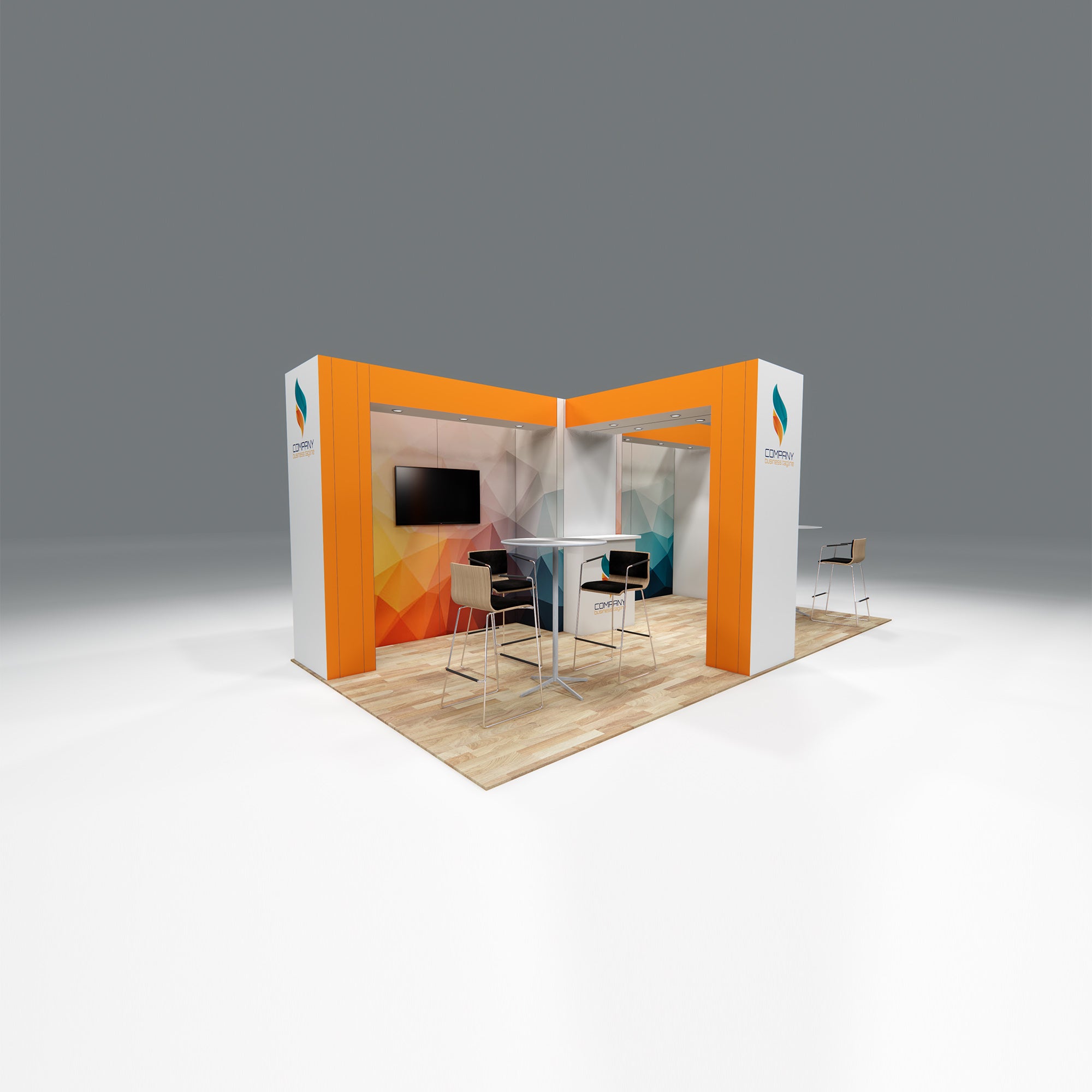 Stand in a Box 6x3m - Type A