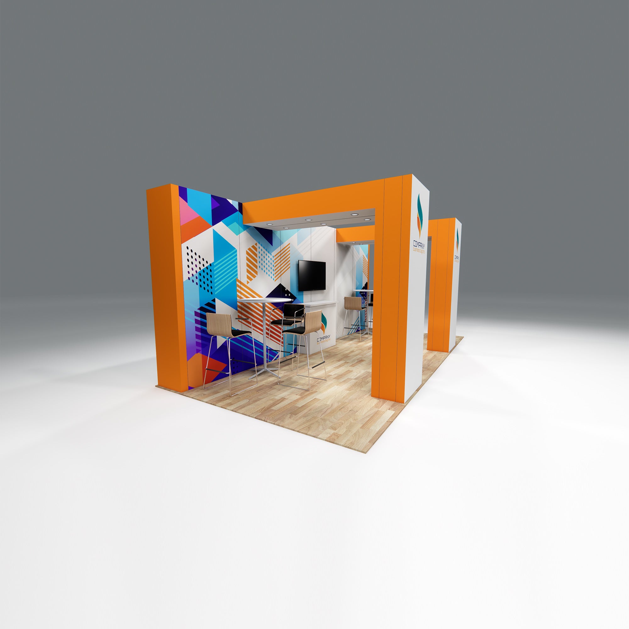 Stand in a Box 6x3m - Type B