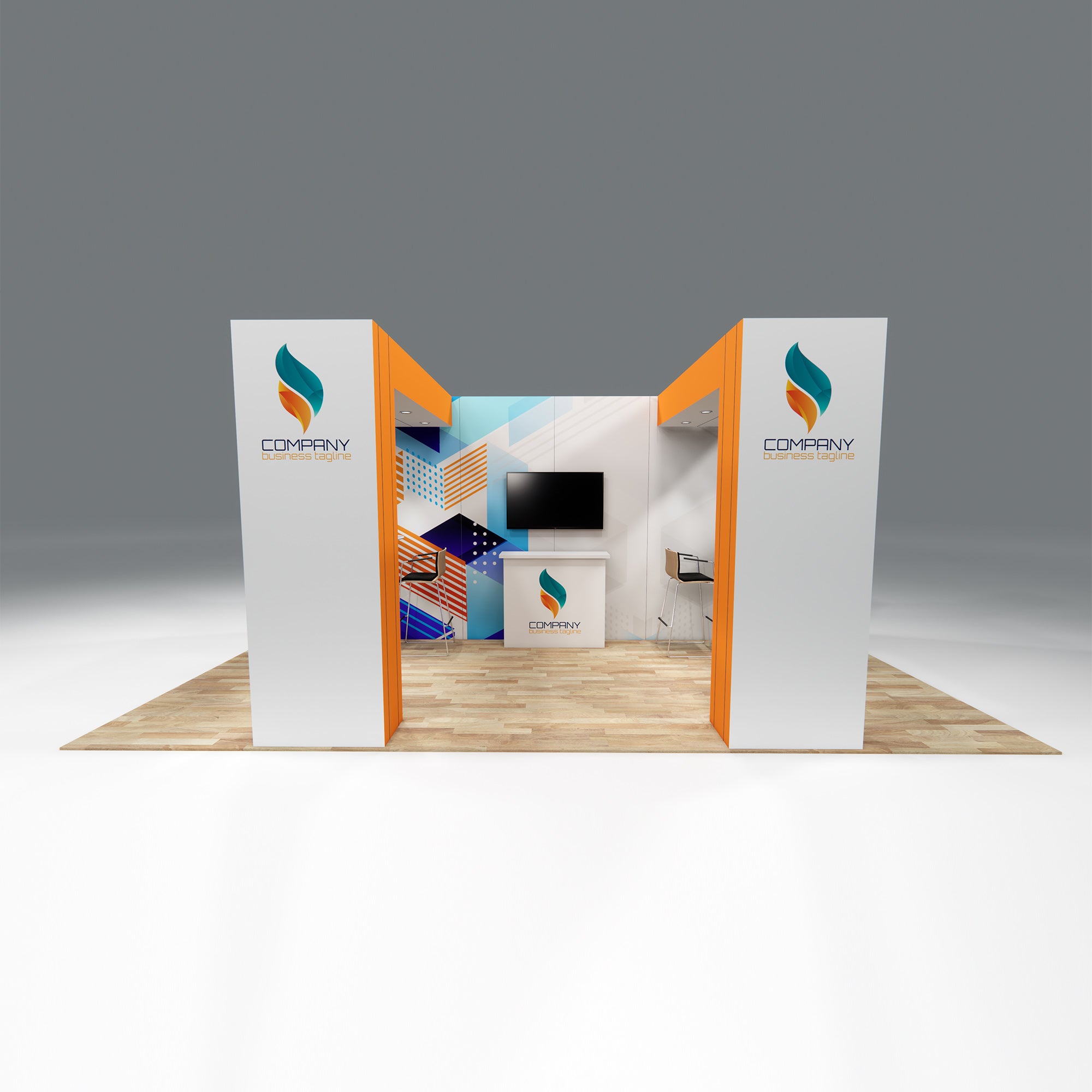 Stand in a Box 6x3m - Type B
