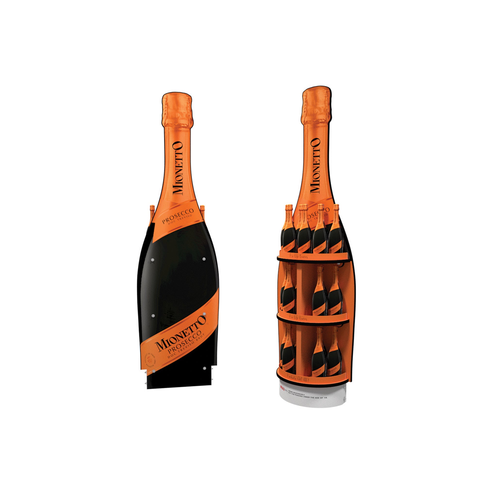 Mionetto Prosecco Bottle Shape FSU