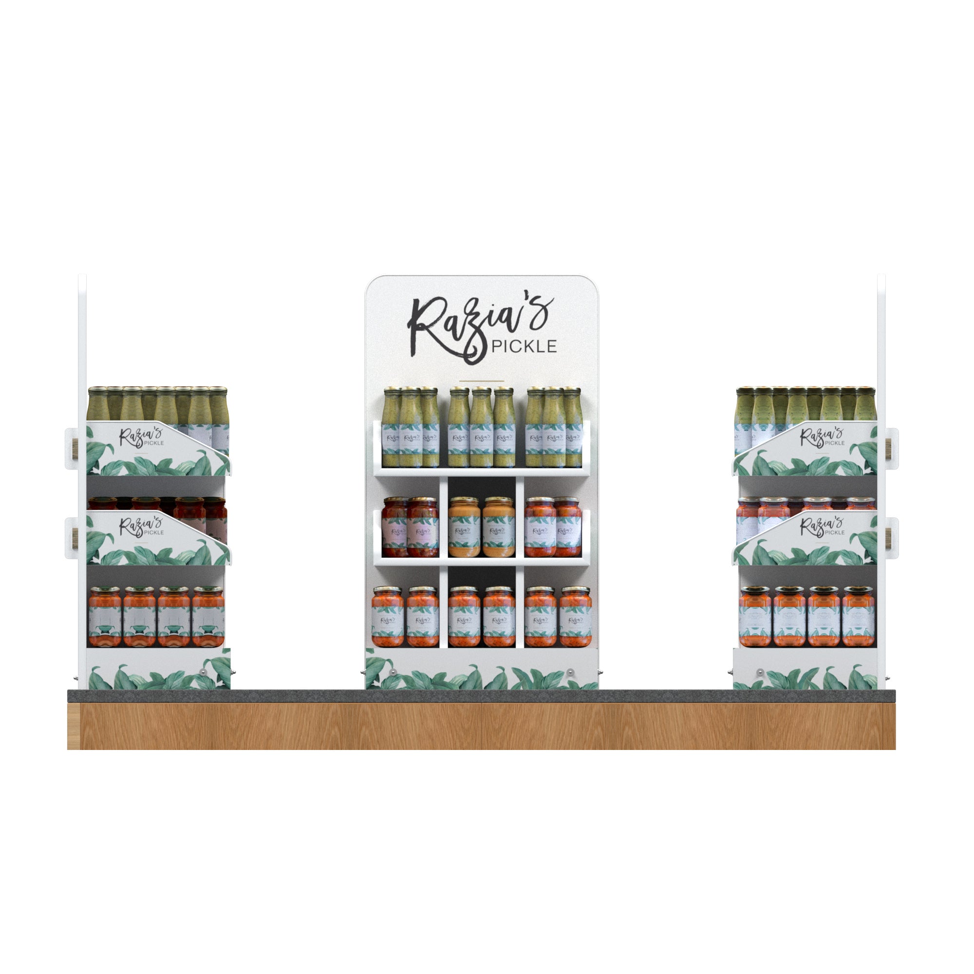 Razias Pickle Point of Purchase CDU