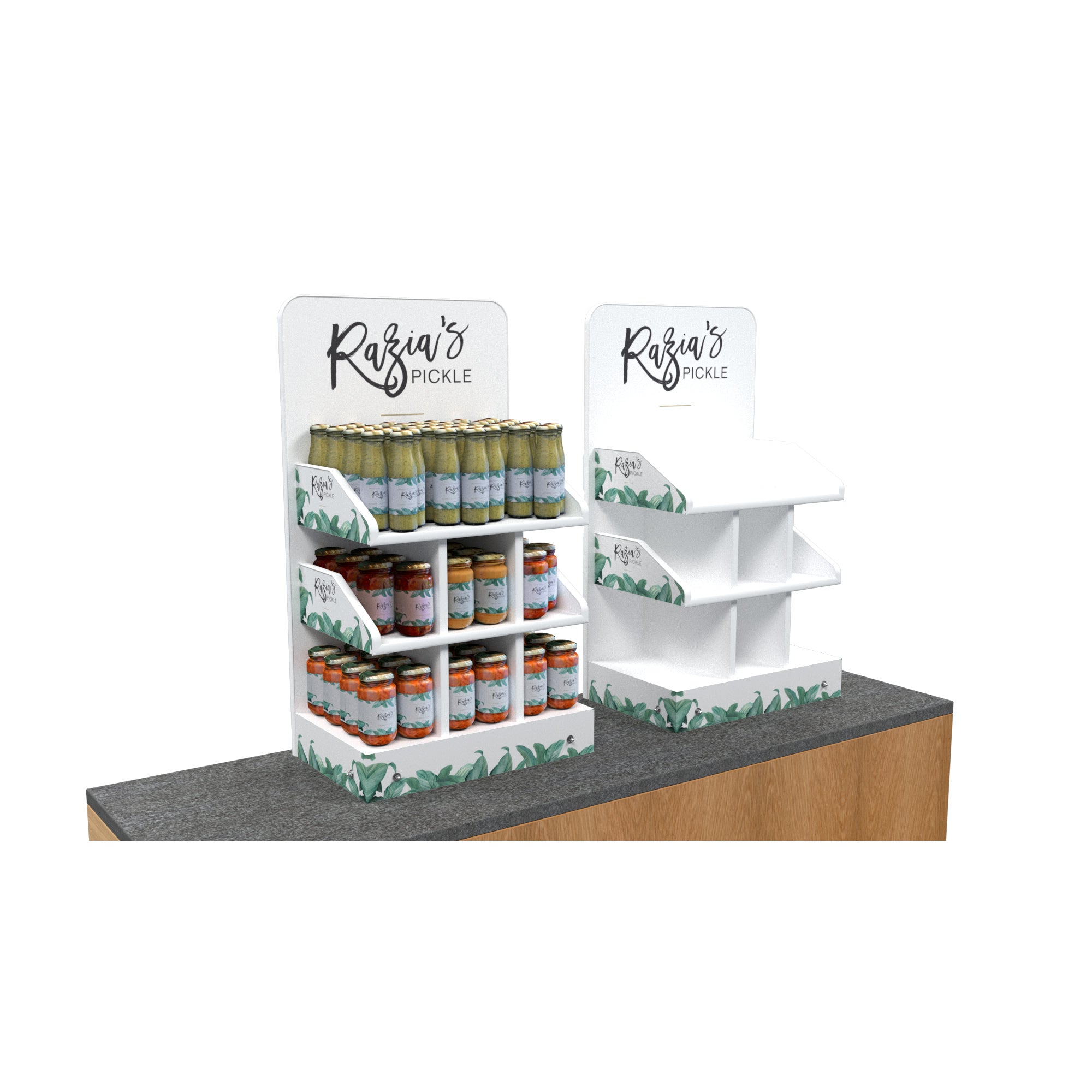 Razias Pickle Point of Purchase CDU