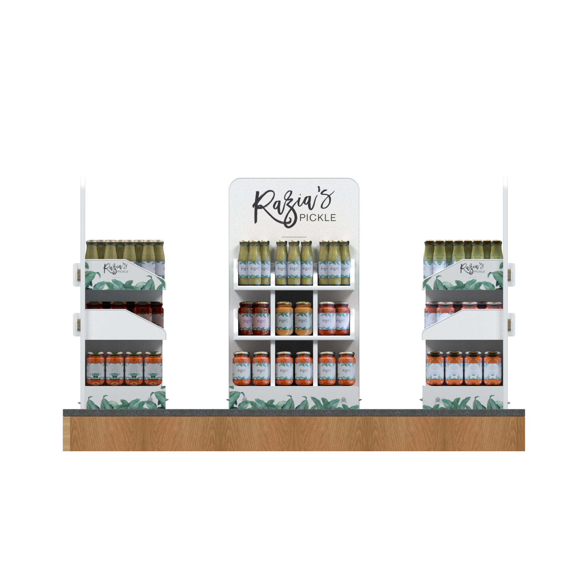 Razias Pickle Point of Purchase CDU