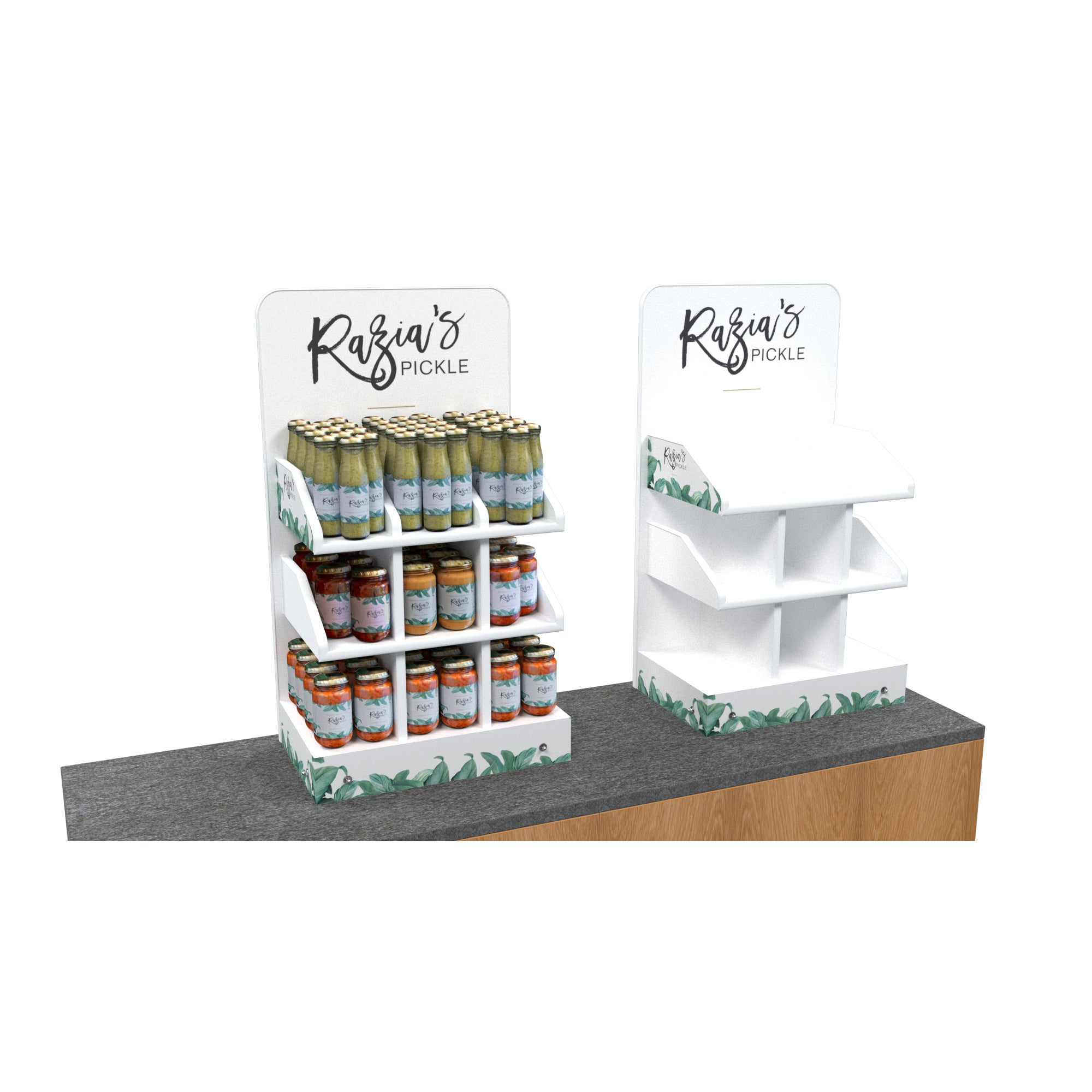 Razias Pickle Point of Purchase CDU