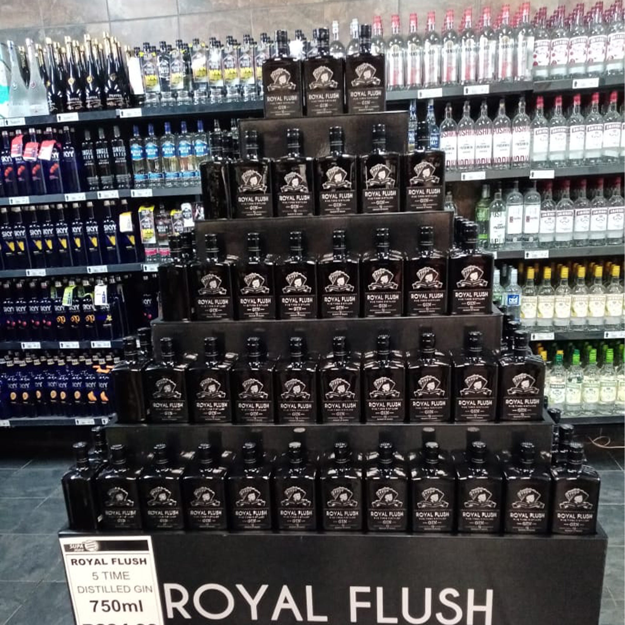 Royal Flush Chrismas Display