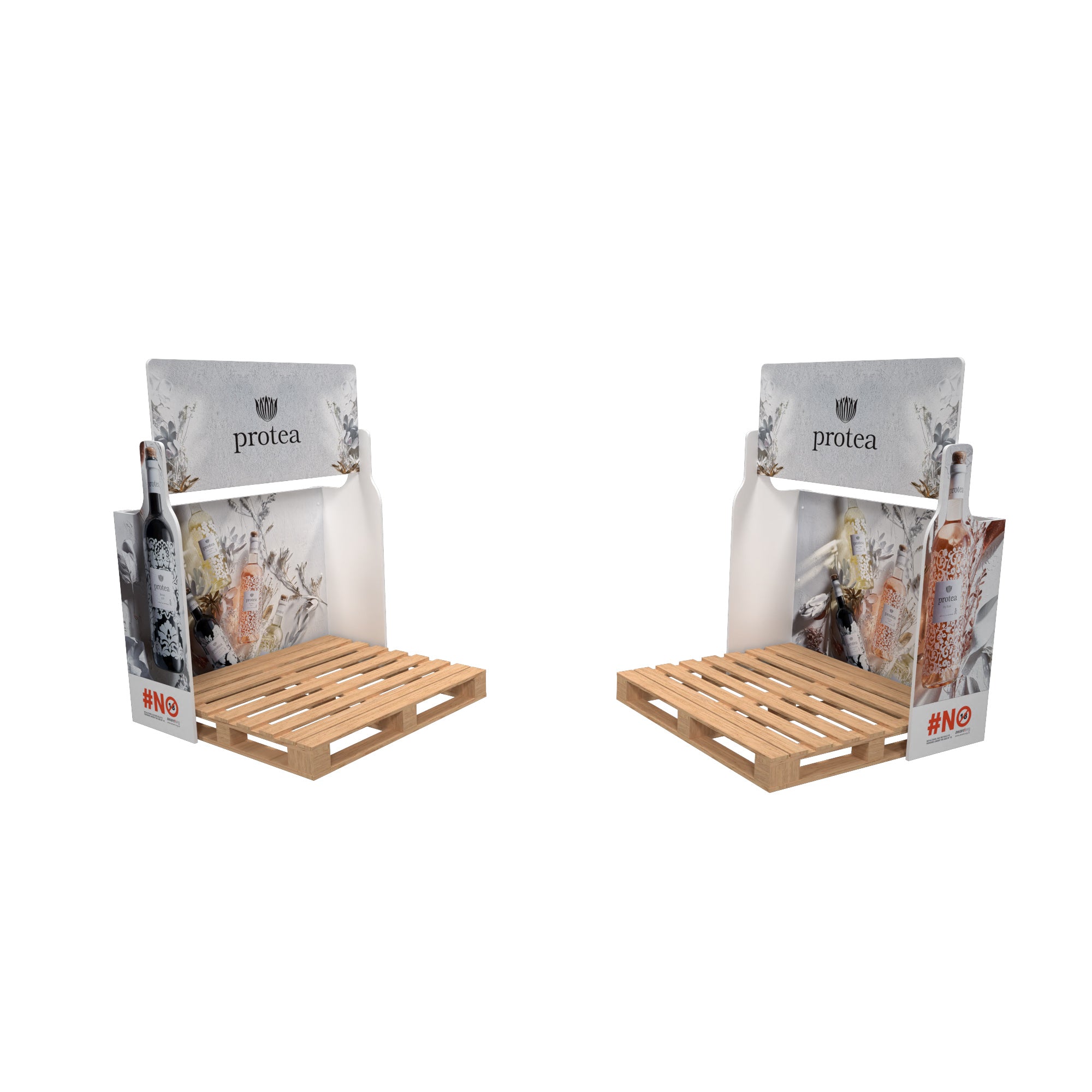 Protea Wines Pallet Display