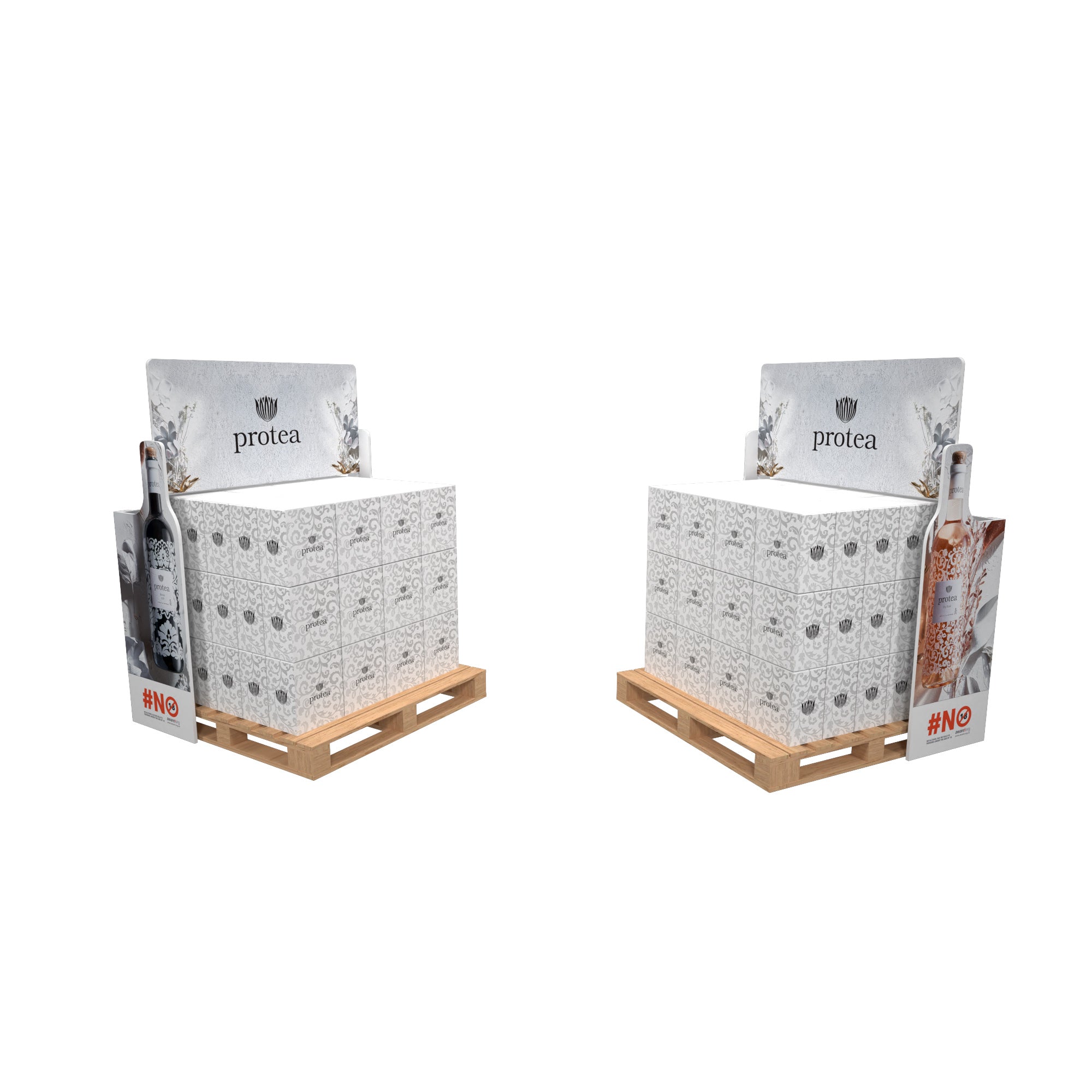 Protea Wines Pallet Display