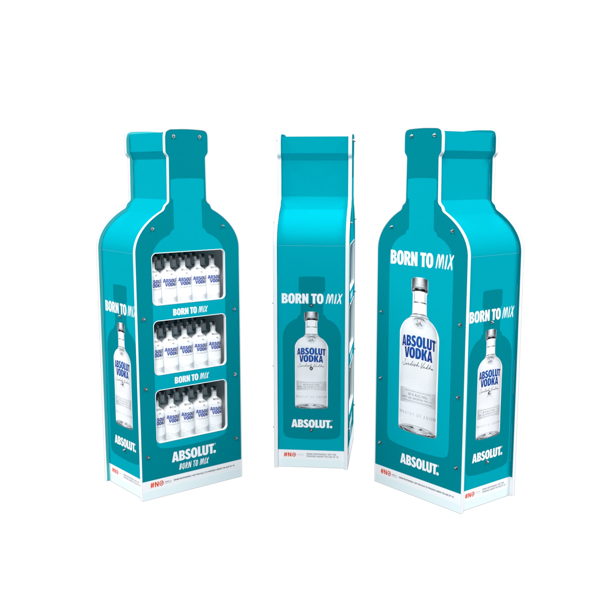 ABSOLUT BOTTLE SHAPED FSU.