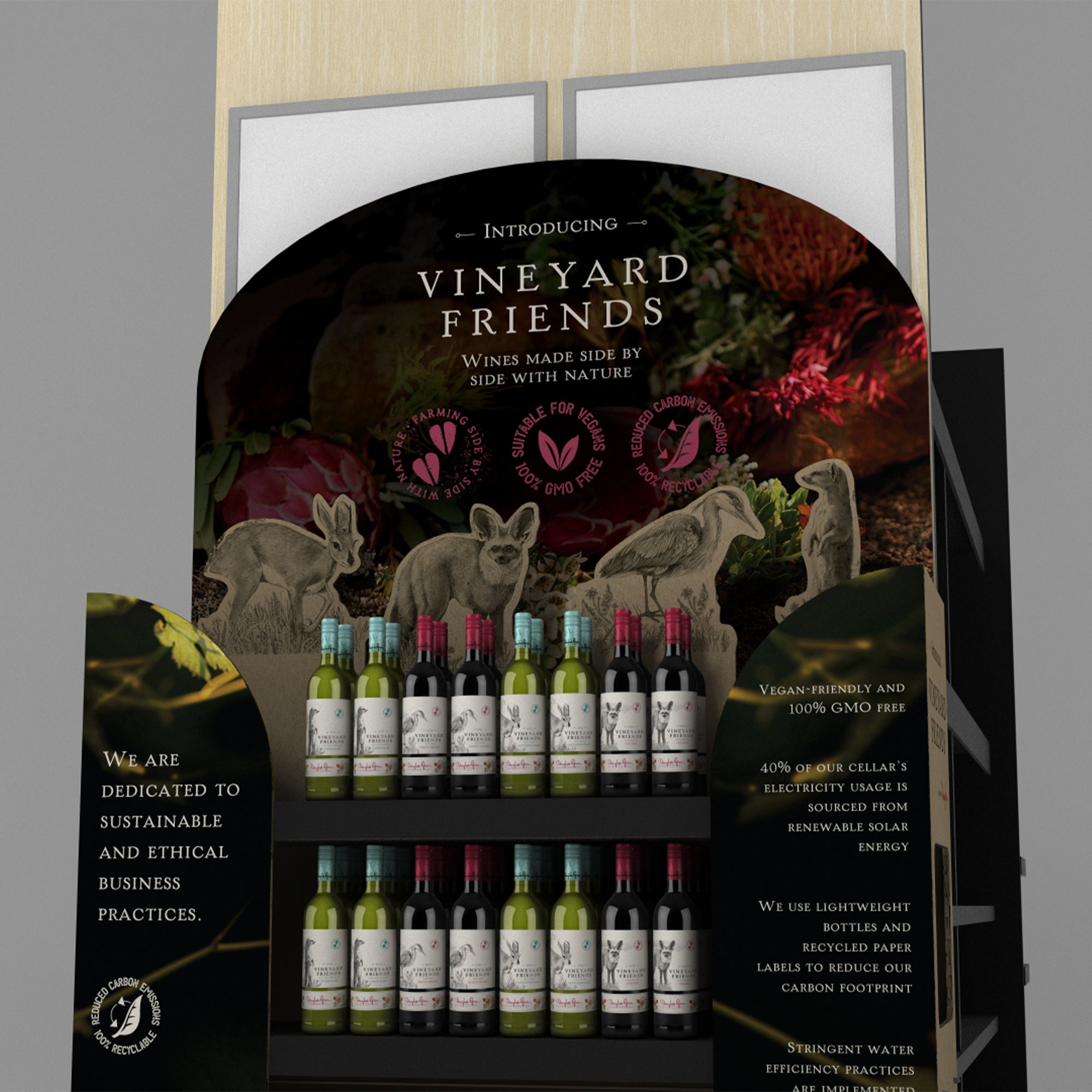 Vineyard Friends Endcap Unit