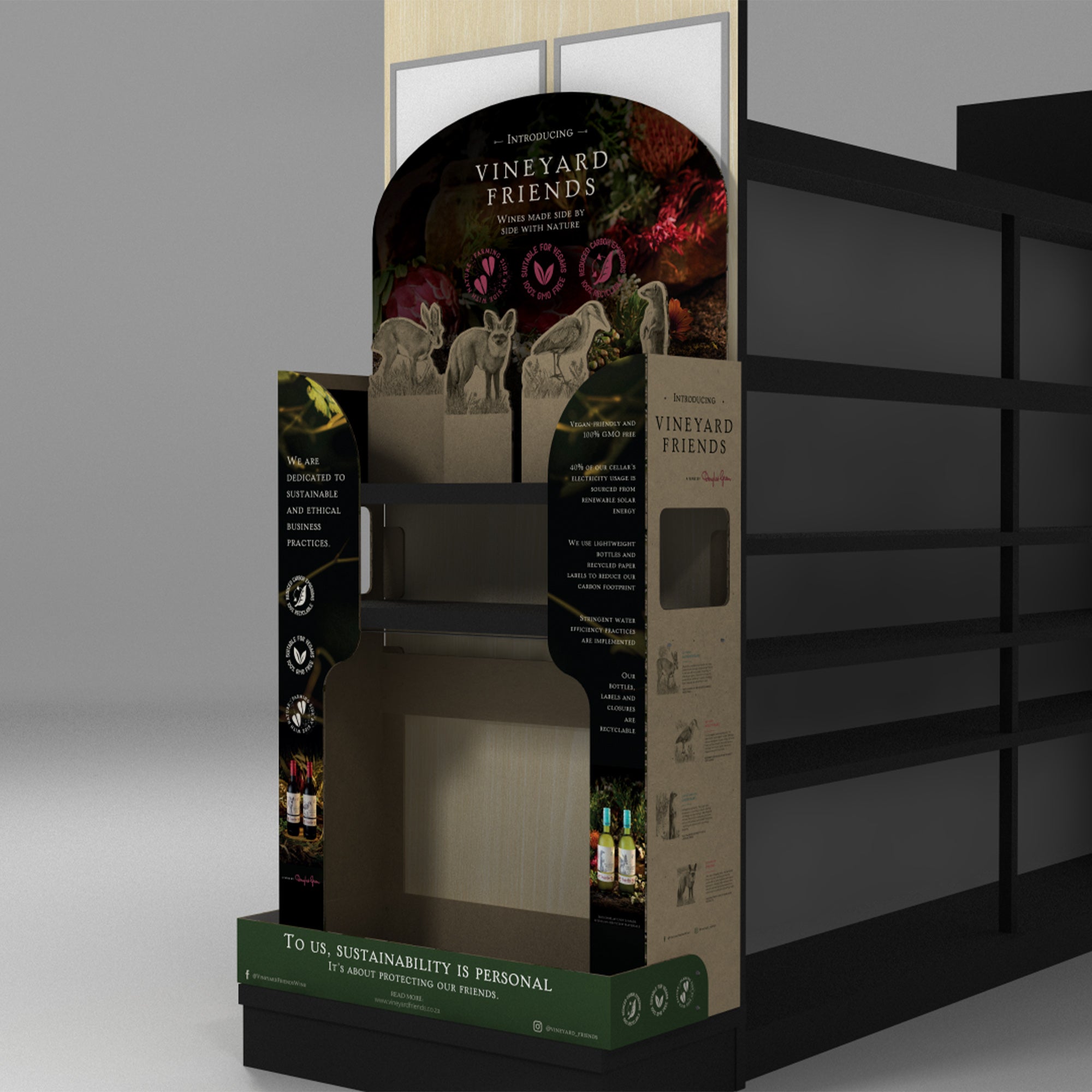 Vineyard Friends Endcap Unit