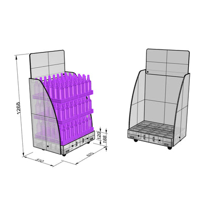 Savanna Case Stacker Display Unit