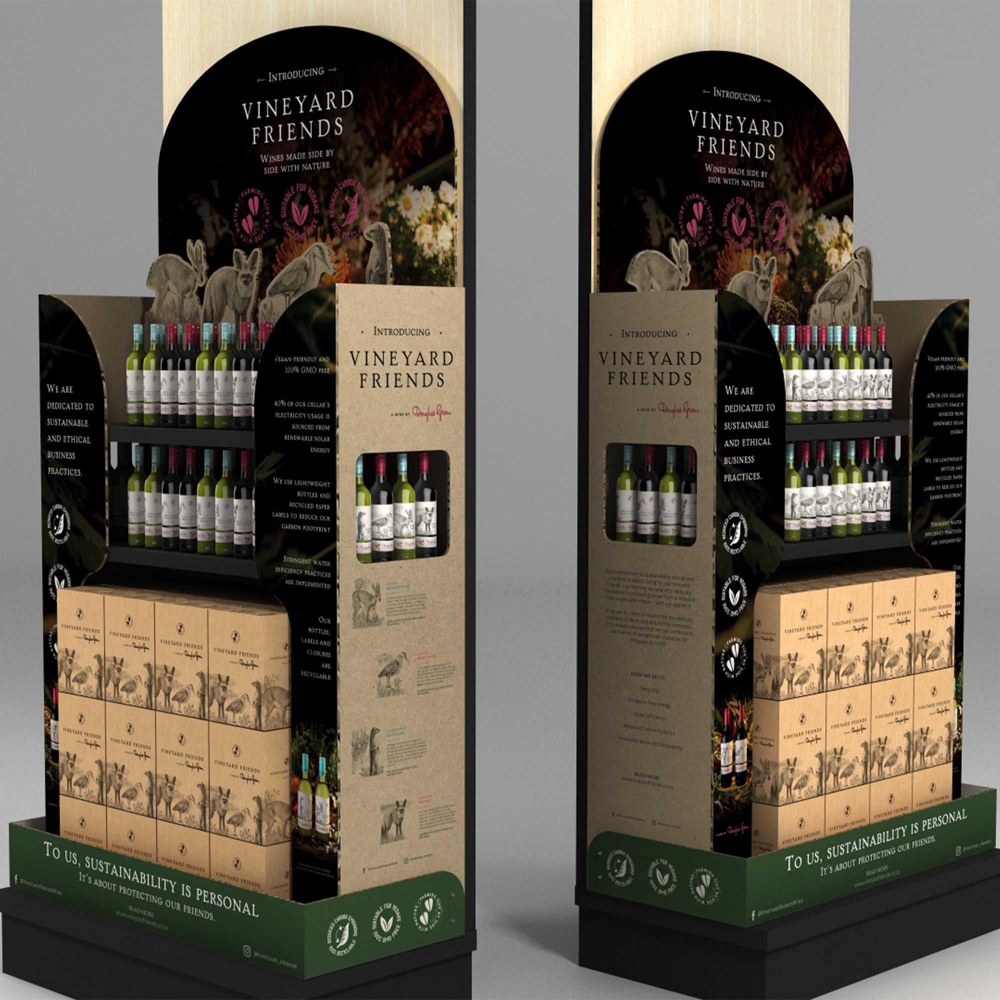 Vineyard Friends Endcap Unit