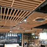 Woolworths Bulkhead Installations with aircon vents